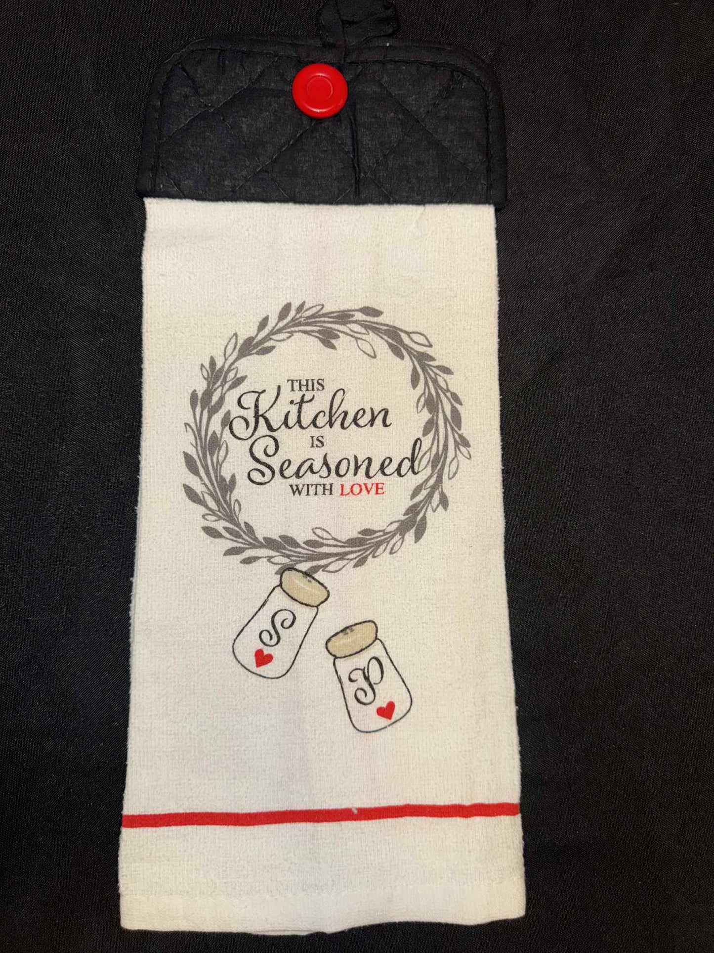 This Kitchen is Seasoned With Love - Black