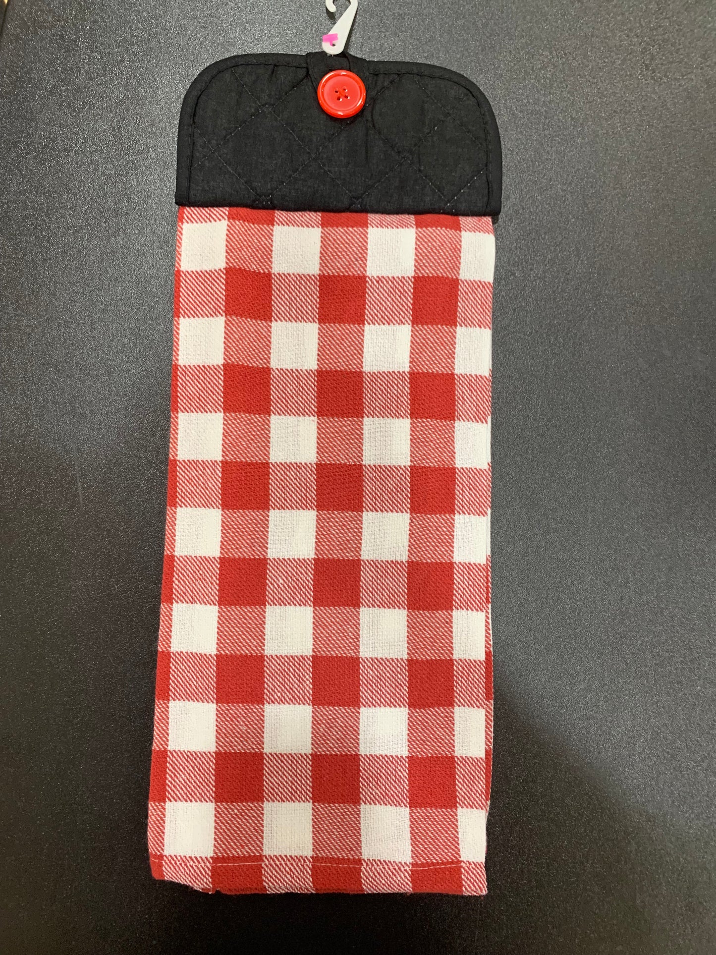 Red Checkered Board - Black