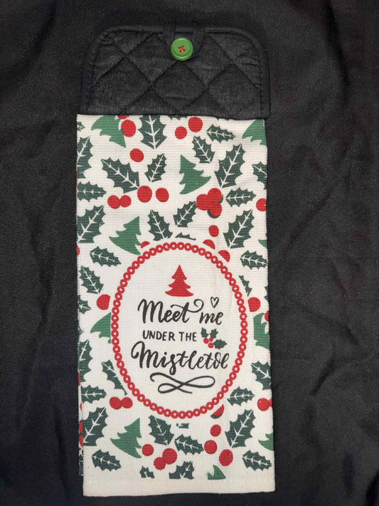Meet Me Under The Mistletoe - Black