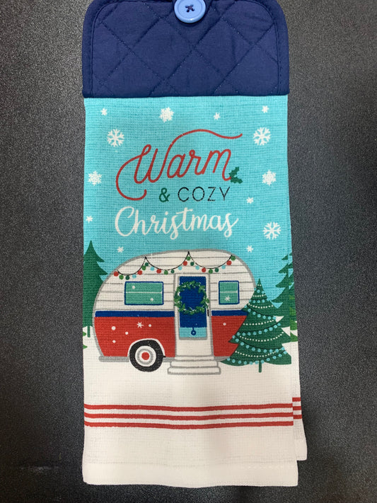 Christmas Camping - Blue