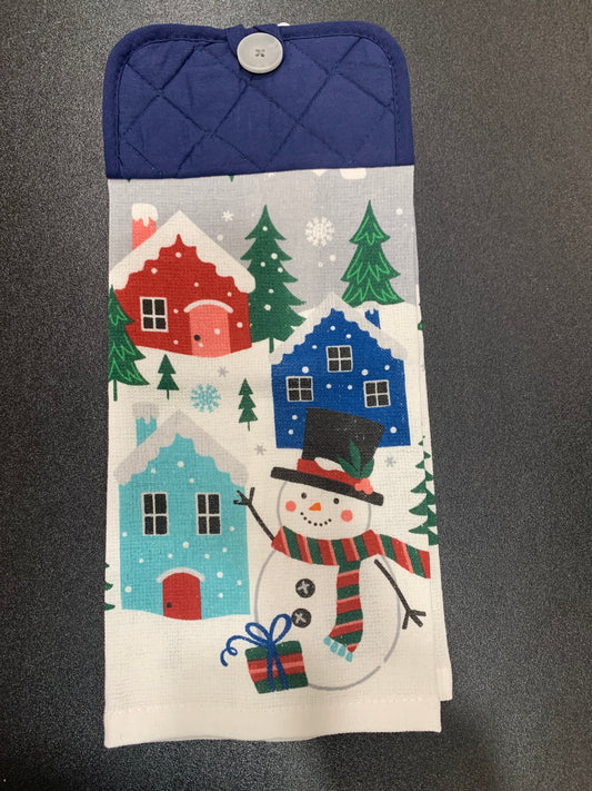 Snowman's Gift - Blue