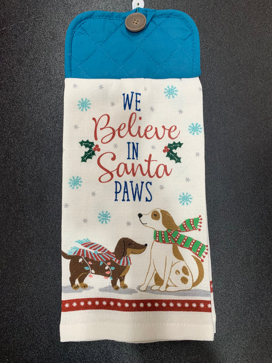 We Believe in Santa Paws - Lt Blue