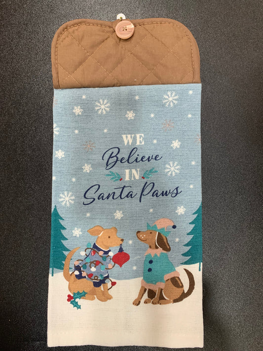 We Believe in Santa Paws - Brown