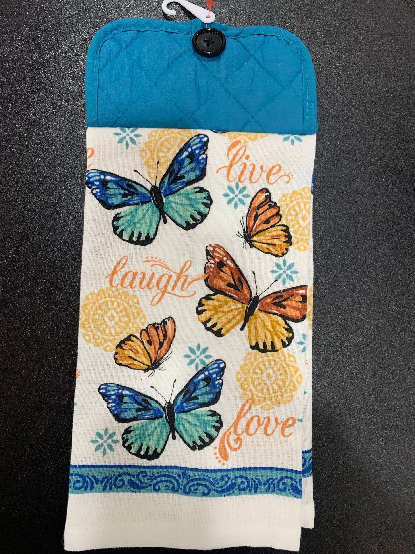 Live, Laugh, Love Butterflies - Blue