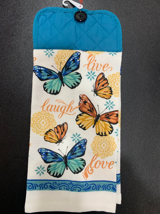 Live, Laugh, Love Butterflies - Blue