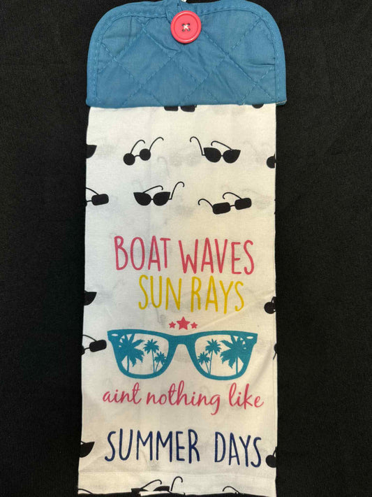 Boat Waves & Sun Rays